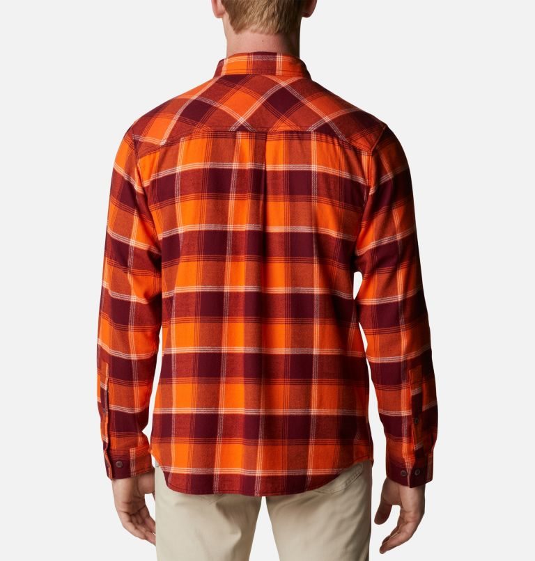 Camasa Columbia Collegiate Flare Gun Flannel Long Sleeve - Virginia Tech Barbati Portocalii | DOZ70SQM9