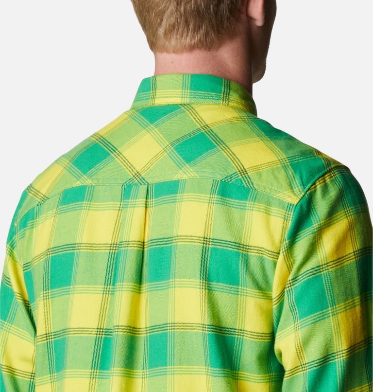 Camasa Columbia Collegiate Flare Gun Flannel Long Sleeve - Oregon Barbati Verzi | FKMZS79Q1