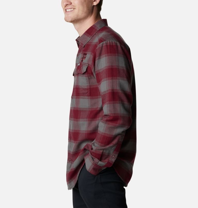 Camasa Columbia Collegiate Flare Gun Flannel Long Sleeve - Texas A&M Barbati Rosii | IE178ZQMS