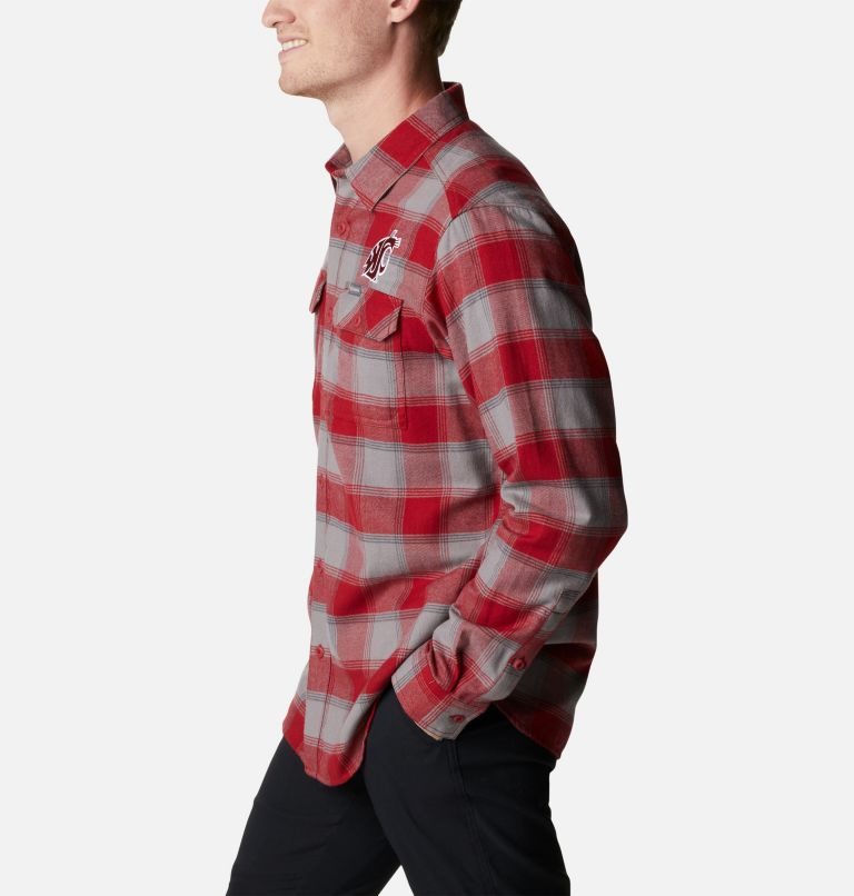 Camasa Columbia Collegiate Flare Gun Flannel Long Sleeve - Washington State Barbati Rosii | NVM7A81QZ