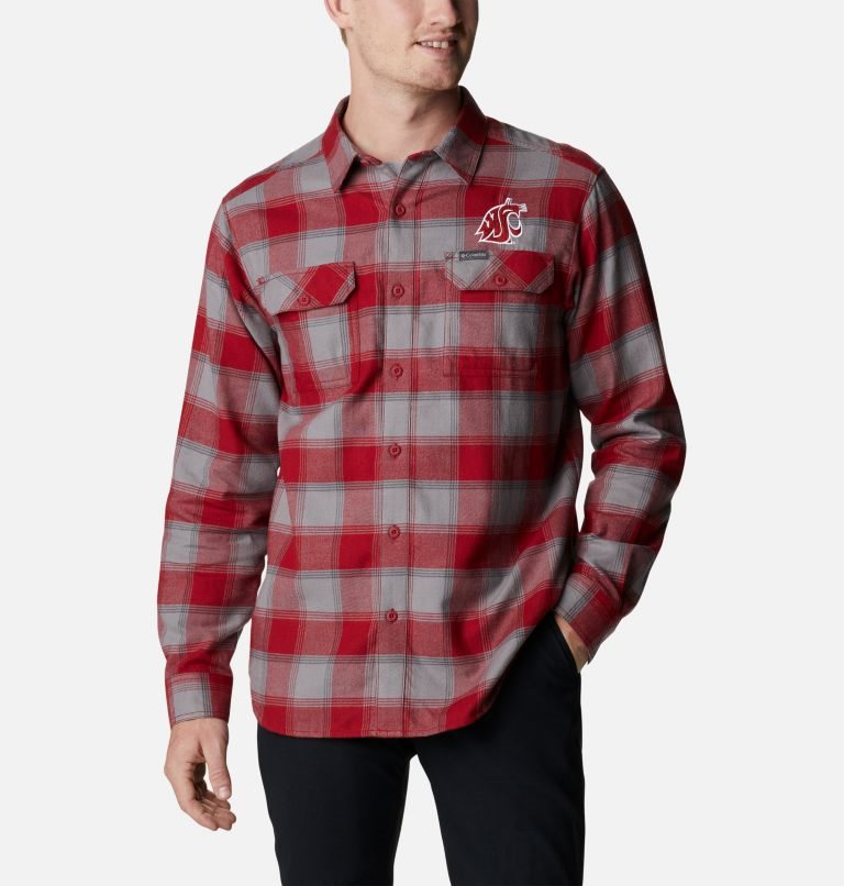 Camasa Columbia Collegiate Flare Gun Flannel Long Sleeve - Washington State Barbati Rosii | NVM7A81QZ