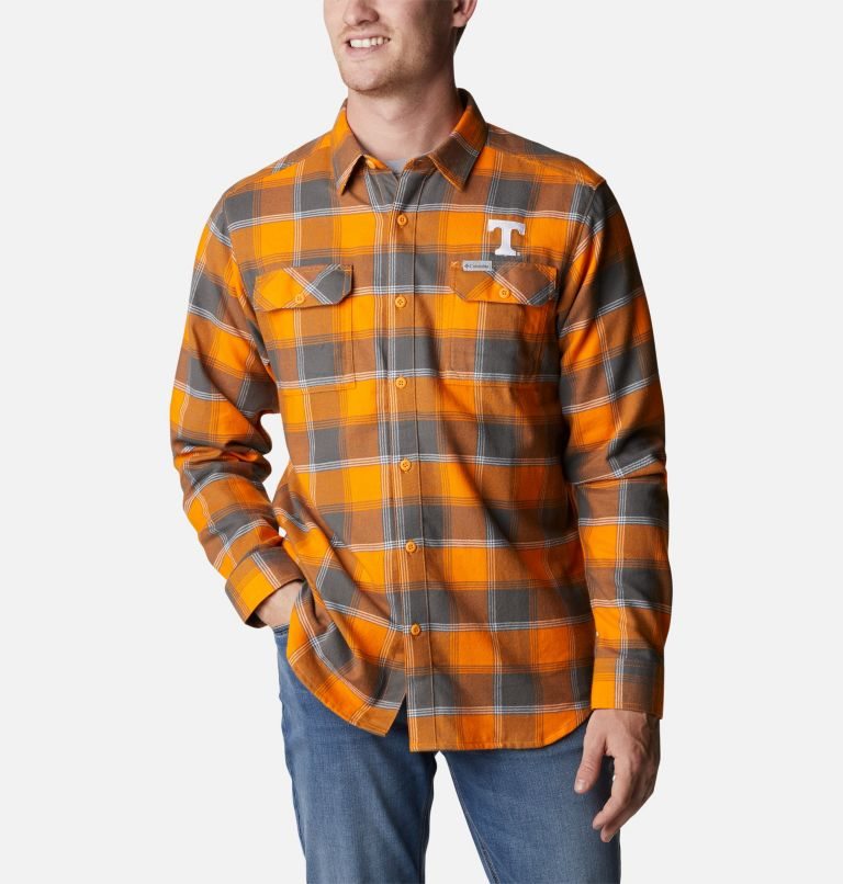 Camasa Columbia Collegiate Flare Gun Flannel Long Sleeve - Tennessee Barbati Mango | UV9S087AQ