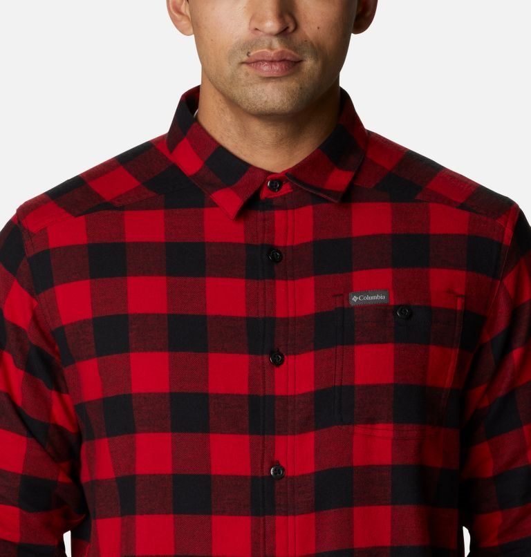 Camasa Columbia Cornell Woods Flannel Long Sleeve Barbati Rosii | CPA09MQZS