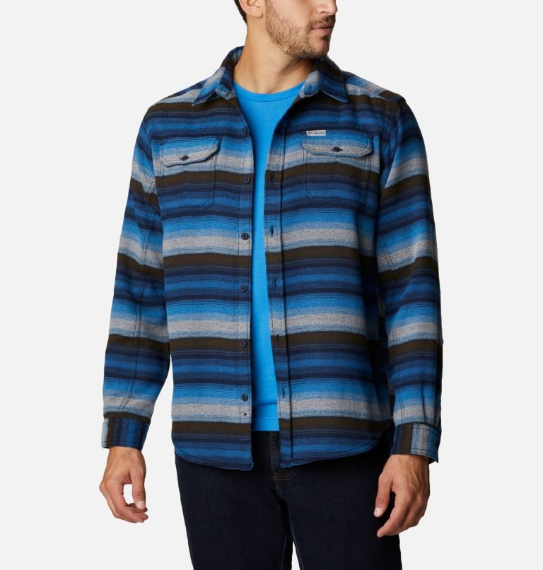 Camasa Columbia Deschutes River Heavyweight Flannel Barbati Dungi | JPZ08QS7A