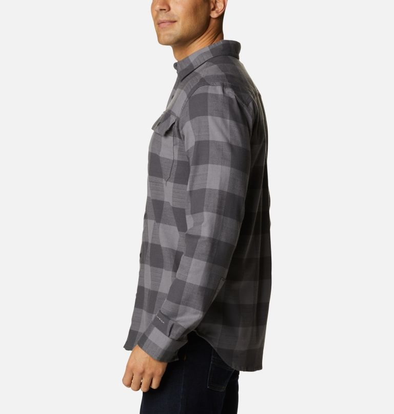 Camasa Columbia Flare Gun Stretch Flannel Barbati Gri | ZAM79Q8S1