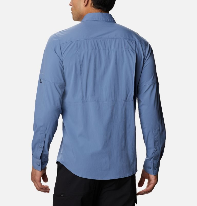 Camasa Columbia Newton Ridge Long Sleeve Barbati Albastri | FVA7SZ9MQ