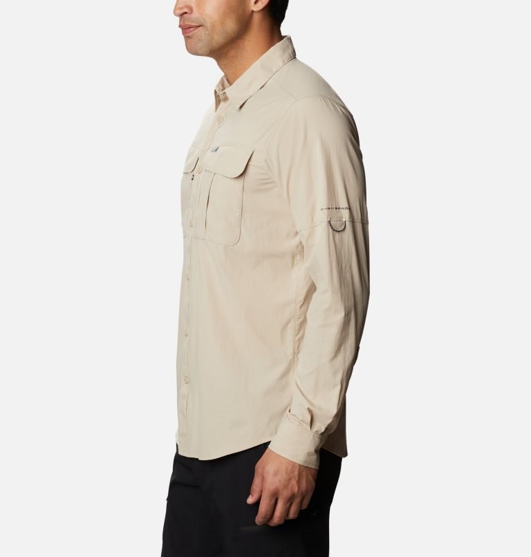 Camasa Columbia Newton Ridge Long Sleeve Barbati Albi | JD7ZS01AQ