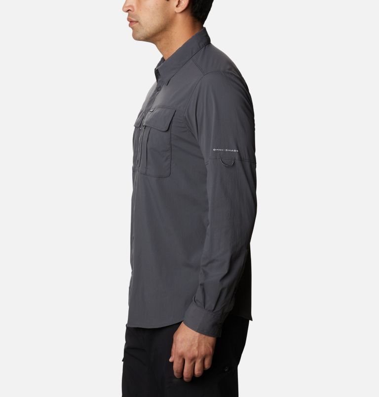 Camasa Columbia Newton Ridge Long Sleeve Barbati Gri Inchis | MWM7Q019A