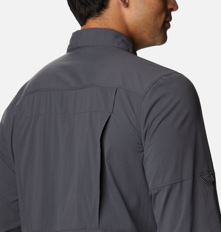 Camasa Columbia Newton Ridge Long Sleeve Barbati Gri Inchis | MWM7Q019A