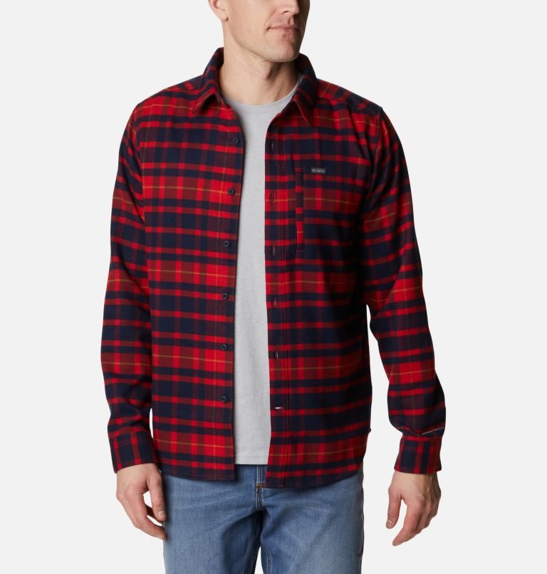 Camasa Columbia Outdoor Elements II Flannel Barbati Rosii | TOZ0QAS78