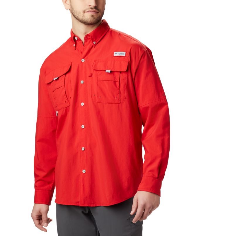 Camasa Columbia PFG Bahama II Long Sleeve Barbati Rosii | CD9SA7Z0M