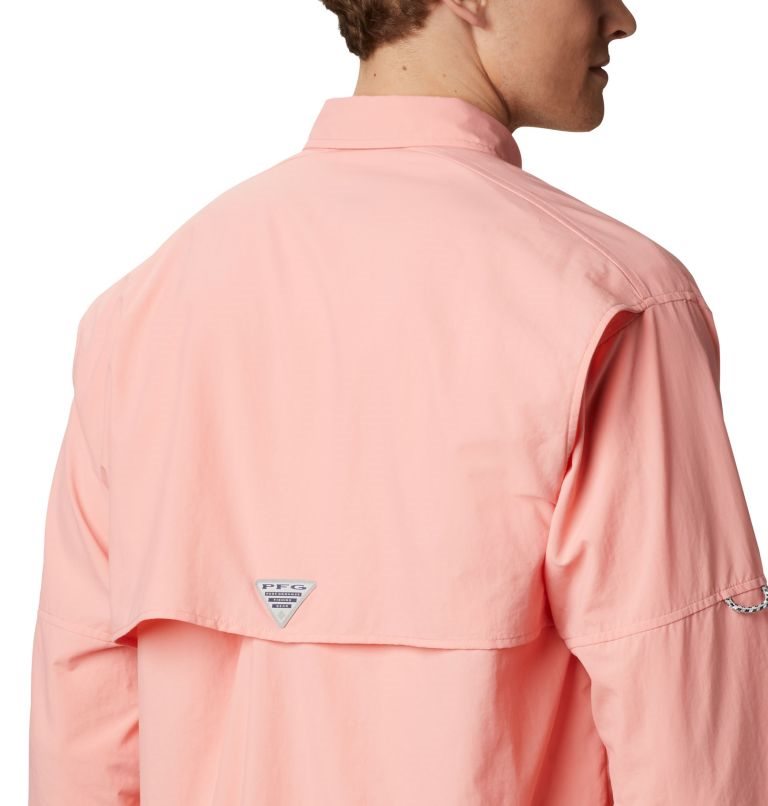 Camasa Columbia PFG Bahama II Long Sleeve Barbati Roz | JS8190MQZ