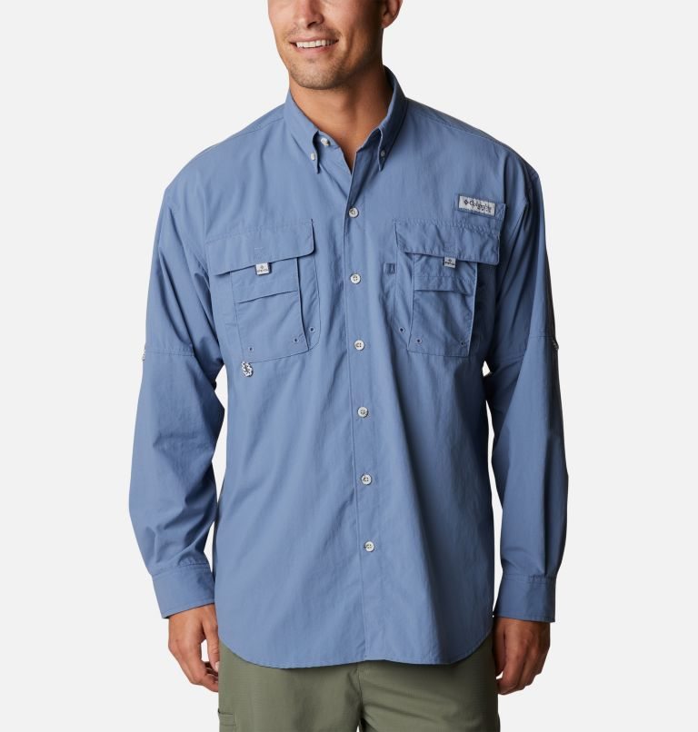 Camasa Columbia PFG Bahama II Long Sleeve Barbati Albastri | KYQ78AZ1M