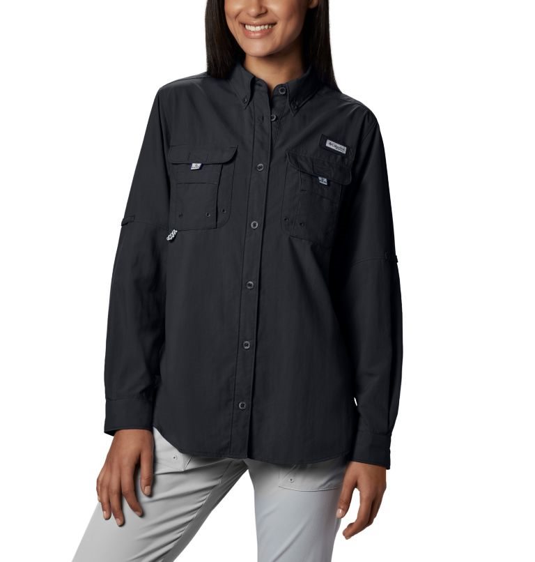 Camasa Columbia PFG Bahama Long Sleeve Dama Negrii | QISA9ZM78