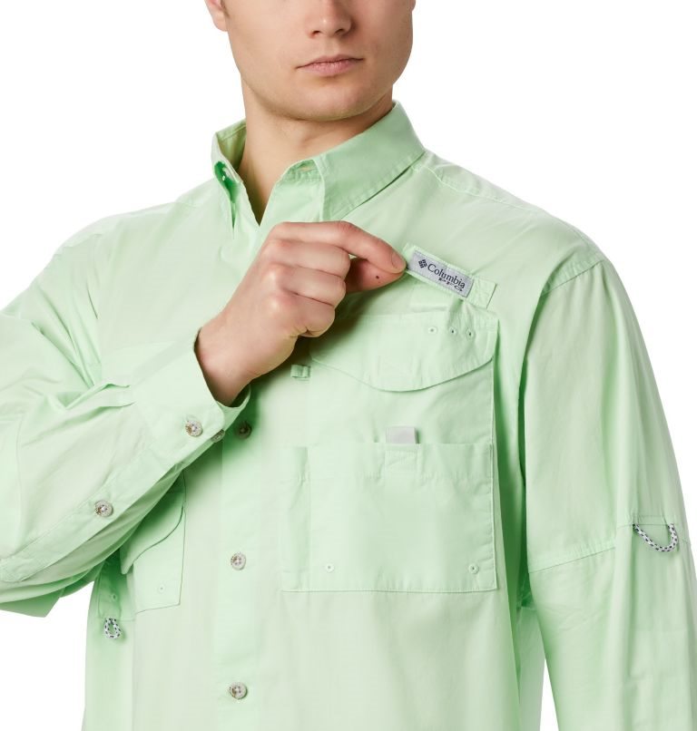 Camasa Columbia PFG Bonehead Long Sleeve Barbati Verde Menta | XCM0S1Q7A