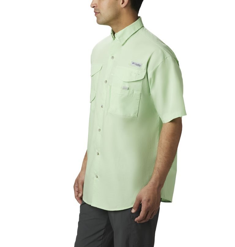 Camasa Columbia PFG Bonehead Scurte Sleeve Barbati Verde Menta | VGQS78Z90