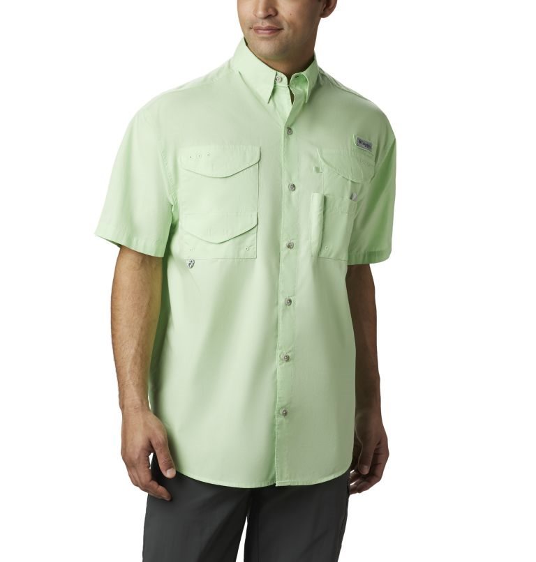 Camasa Columbia PFG Bonehead Scurte Sleeve Barbati Verde Menta | VGQS78Z90