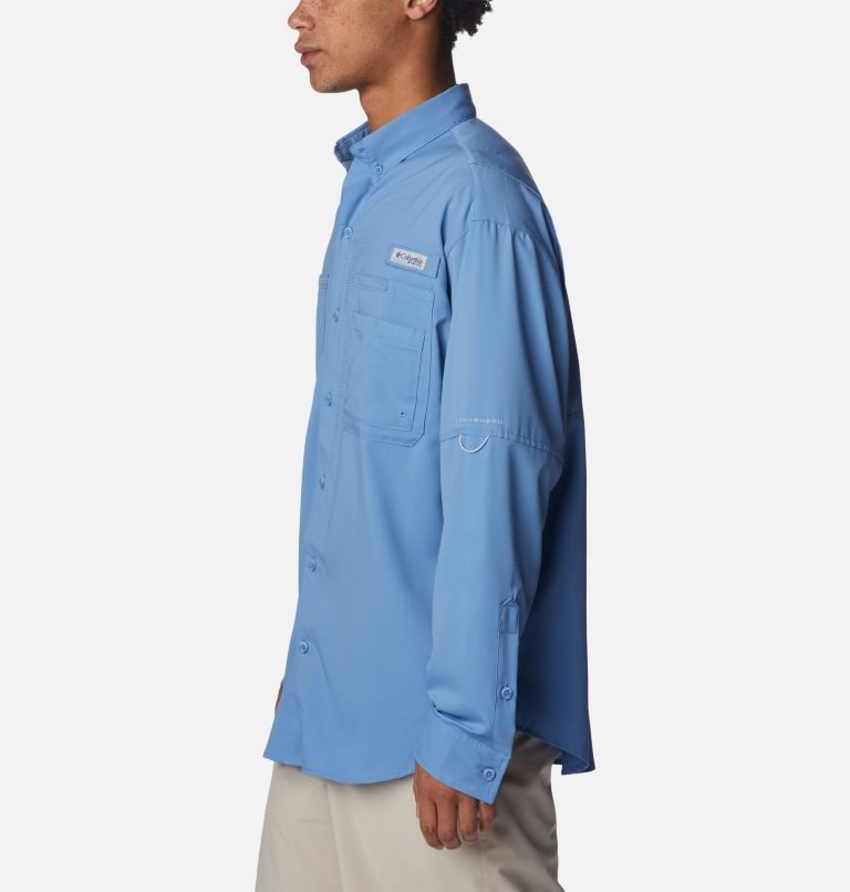 Camasa Columbia PFG Jekyll Island Long Sleeve Barbati Albastri | WZA1978SZ