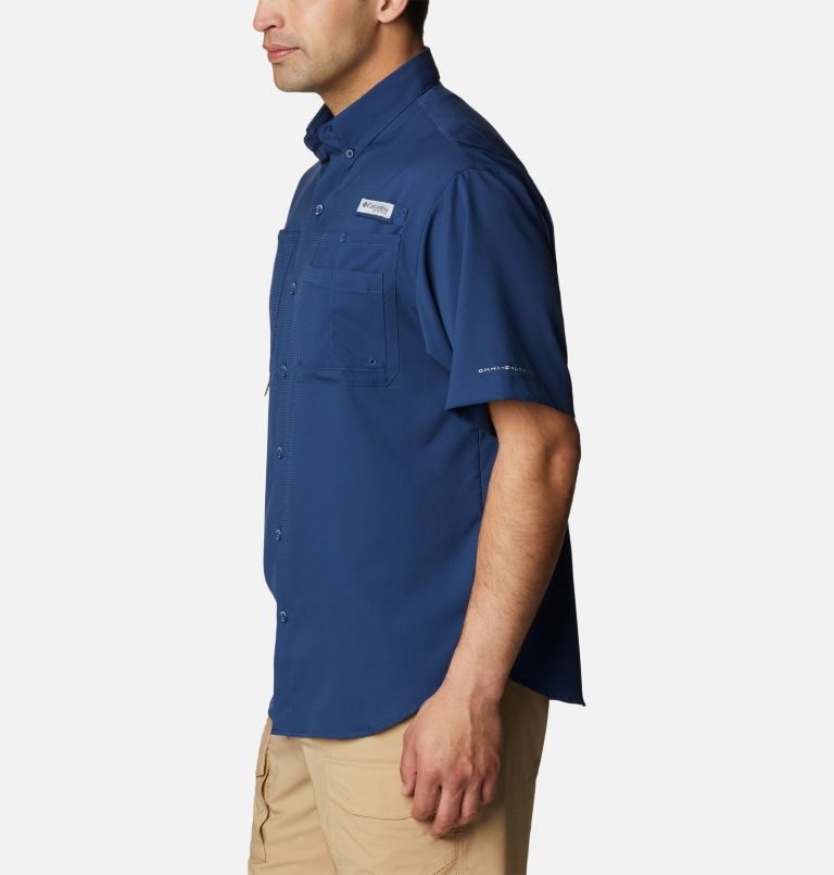 Camasa Columbia PFG Jekyll Island Scurte Sleeve Barbati Bleumarin | YX9AS1Z8M