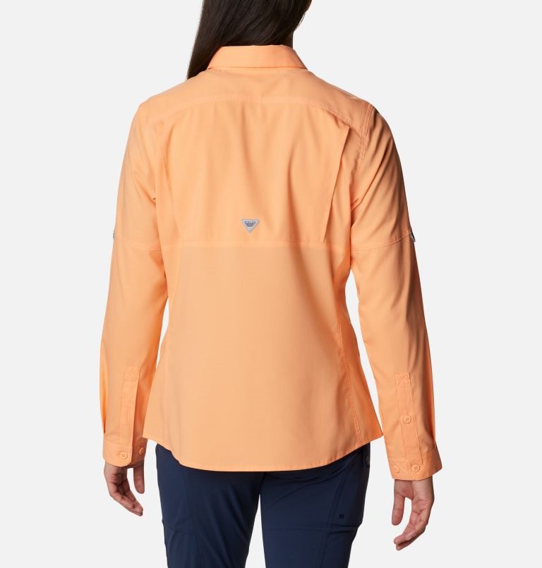 Camasa Columbia PFG Lo Drag Long Sleeve Dama Portocalii | EDZ18A07M