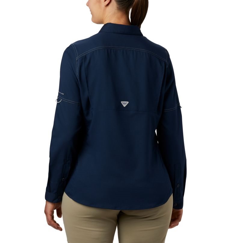 Camasa Columbia PFG Lo Drag Long Sleeve Dama Bleumarin | WMS7901Q8