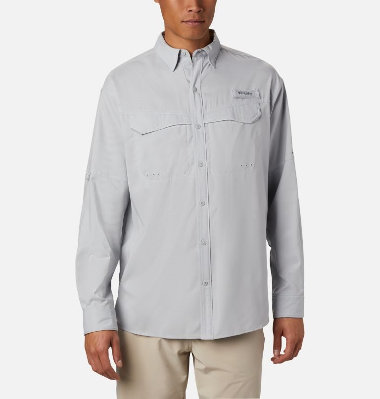 Camasa Columbia PFG Low Drag Offshore Long Sleeve Barbati Gri Deschis | DQQA870M1