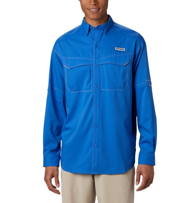 Camasa Columbia PFG Low Drag Offshore Long Sleeve Barbati Albastri | NE8ZSQ710