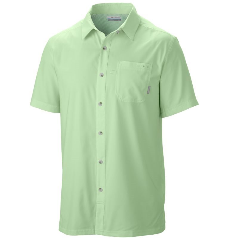 Camasa Columbia PFG Slack Tide Camp Barbati Verde Menta | QYS708Q9Z