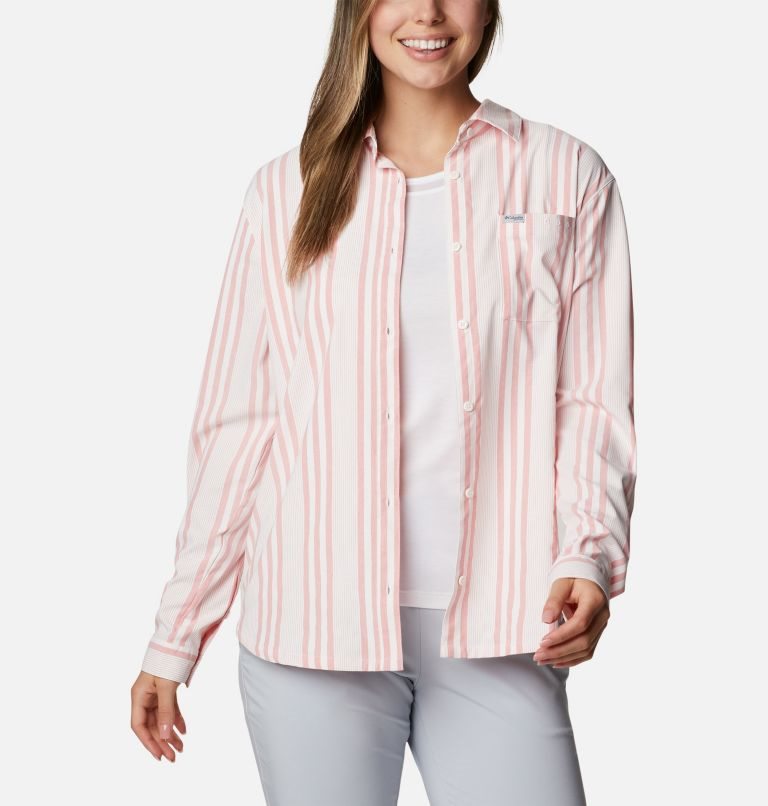 Camasa Columbia PFG Sun Drifter Woven Long Sleeve Dama Dungi | FTS8M91A7