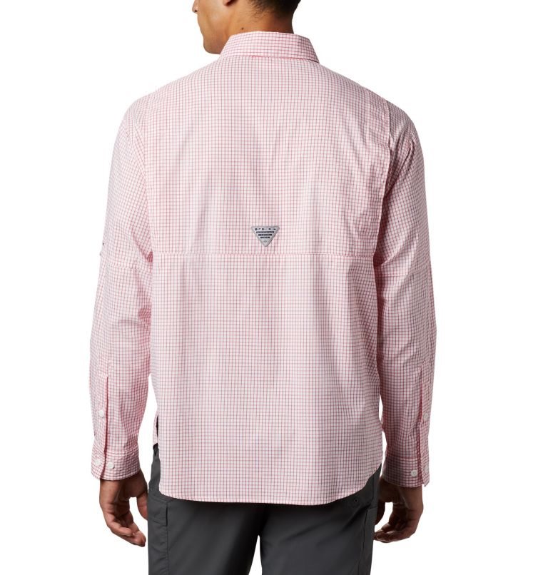 Camasa Columbia PFG Super Tamiami Long Sleeve Barbati Roz | BU81ZASQ7