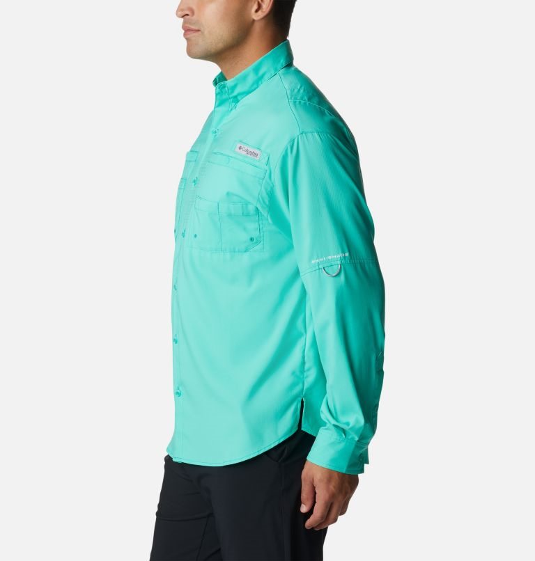 Camasa Columbia PFG Tamiami II Long Sleeve Barbati Turcoaz | DN9Z870QS