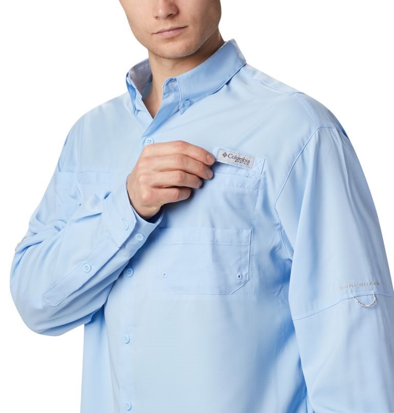 Camasa Columbia PFG Tamiami II Long Sleeve Barbati Albastri Deschis | PR017AZM9