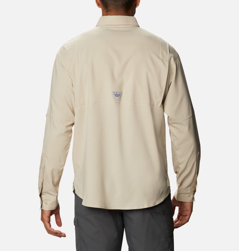 Camasa Columbia PFG Tamiami II Long Sleeve Barbati Kaki | YJM018ASQ