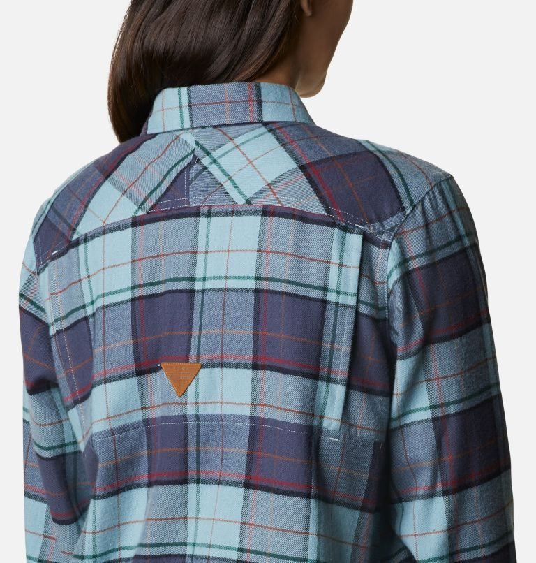 Camasa Columbia PHG Roughtail Long Sleeve Field Flannel Dama Turcoaz | XK0SQ1M98