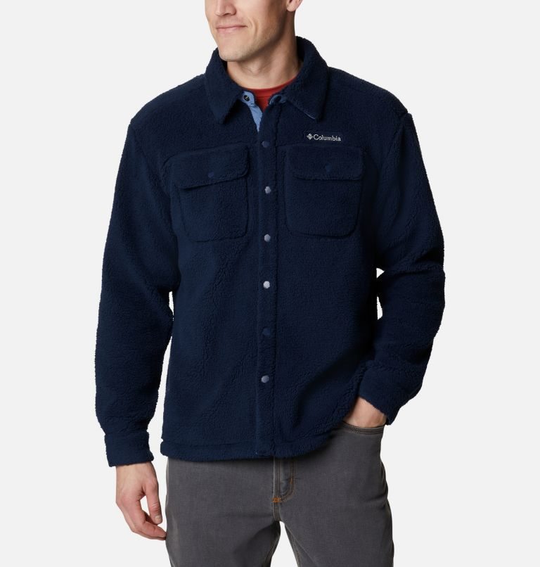 Camasa Columbia Rugged Ridge Sherpa Barbati Bleumarin | MS9078SMQ