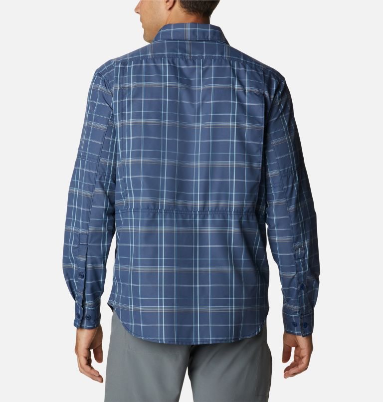 Camasa Columbia Silver Ridge 2.0 Plaid Long Sleeve Barbati Bleumarin | GN987MQ0S