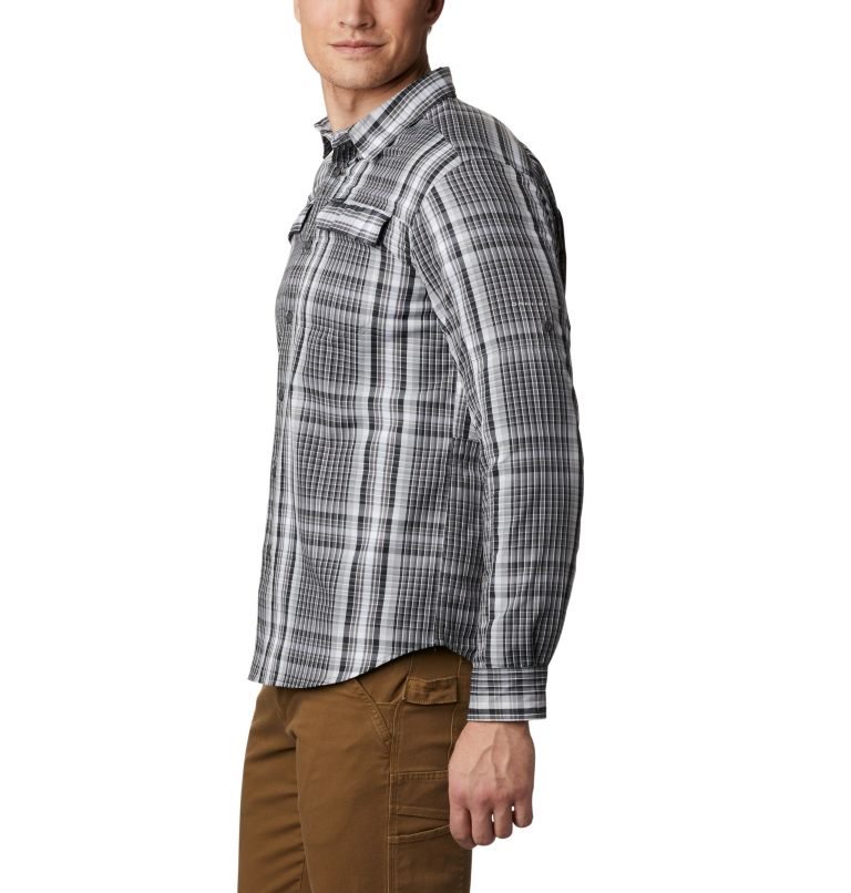 Camasa Columbia Silver Ridge 2.0 Plaid Long Sleeve Barbati Gri | KH0M7SZQ9