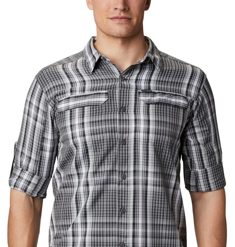 Camasa Columbia Silver Ridge 2.0 Plaid Long Sleeve Barbati Gri | KH0M7SZQ9