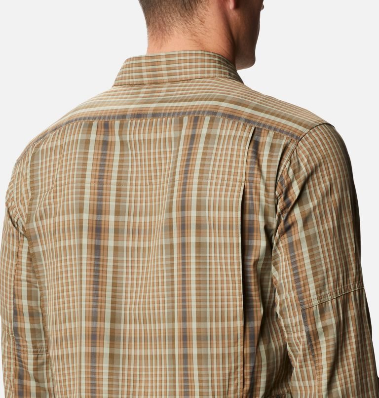 Camasa Columbia Silver Ridge 2.0 Plaid Long Sleeve Barbati Maro Deschis | OSMZ790SA