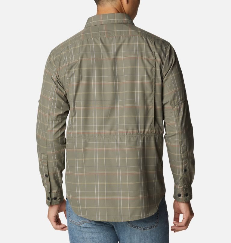 Camasa Columbia Silver Ridge 2.0 Plaid Long Sleeve Barbati Masline Verzi | PF10QAZ87