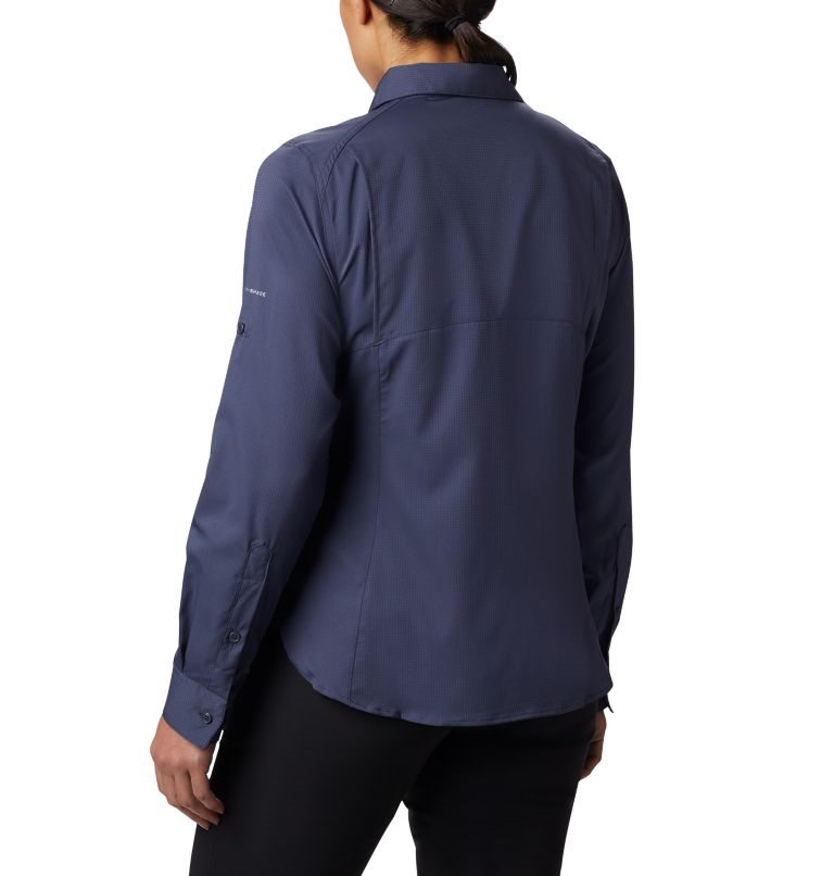 Camasa Columbia Silver Ridge Lite Long Sleeve Dama Bleumarin | BAZ79QM80