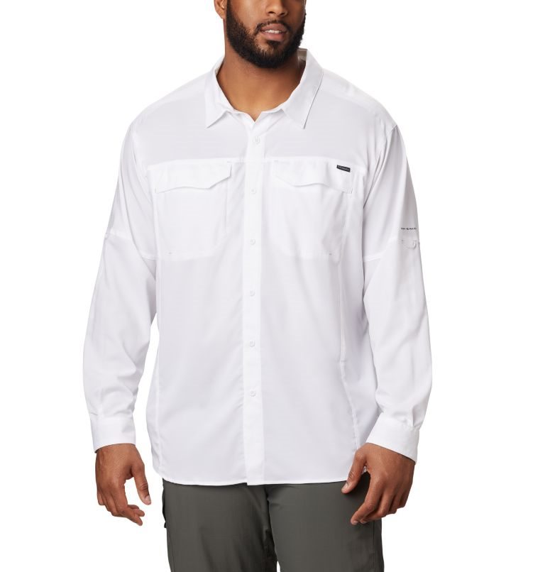 Camasa Columbia Silver Ridge Lite Long Sleeve Barbati Albi | DLM8Q10Z9