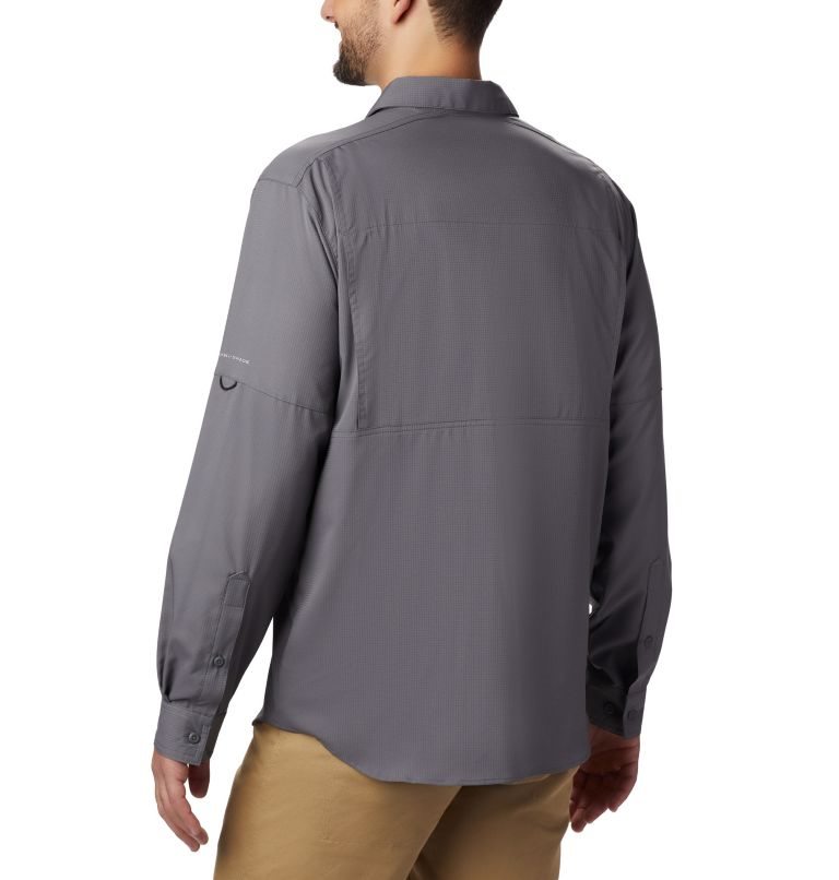 Camasa Columbia Silver Ridge Lite Long Sleeve Barbati Gri Inchis | IHS9QMA81