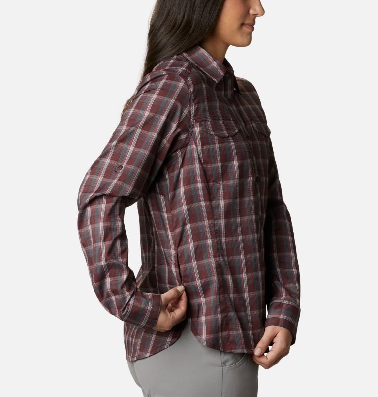 Camasa Columbia Silver Ridge Lite Plaid Long Sleeve Dama Visinii | MU9108ZSM