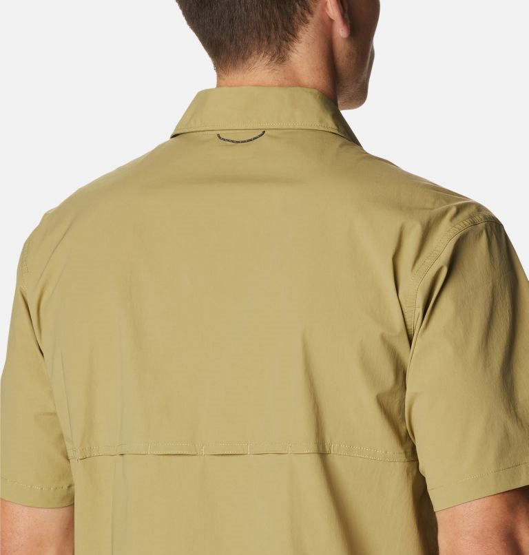 Camasa Columbia Tech Trail Woven Scurte Sleeve Barbati Masline Verzi | AW9QA780Z