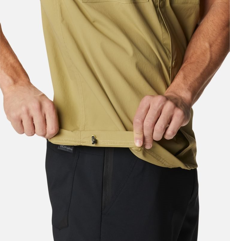 Camasa Columbia Tech Trail Woven Scurte Sleeve Barbati Masline Verzi | AW9QA780Z