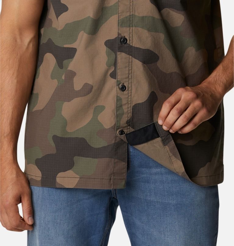 Camasa Columbia Wallowa Novelty Scurte Sleeve Barbati Camuflaj | YPZ1Q9SMA