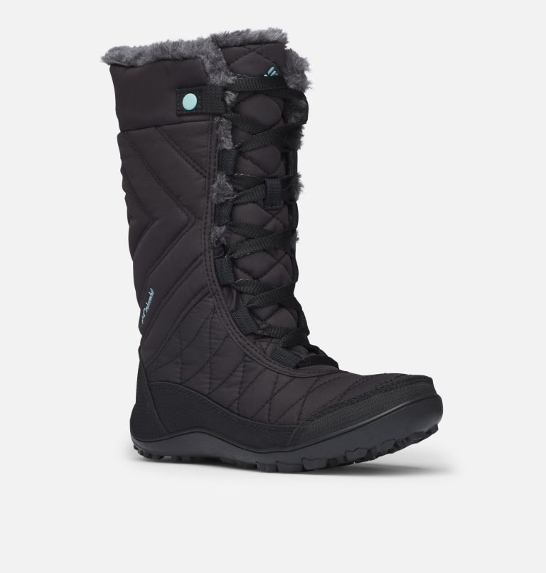 Cizme Columbia Minx Mid-High III Impermeabili Omni-Heat Copii Negrii | AX7MZS08Q