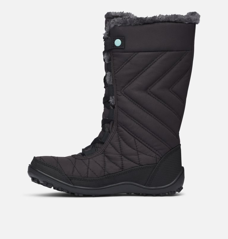 Cizme Columbia Minx Mid-High III Impermeabili Omni-Heat Copii Negrii | AX7MZS08Q