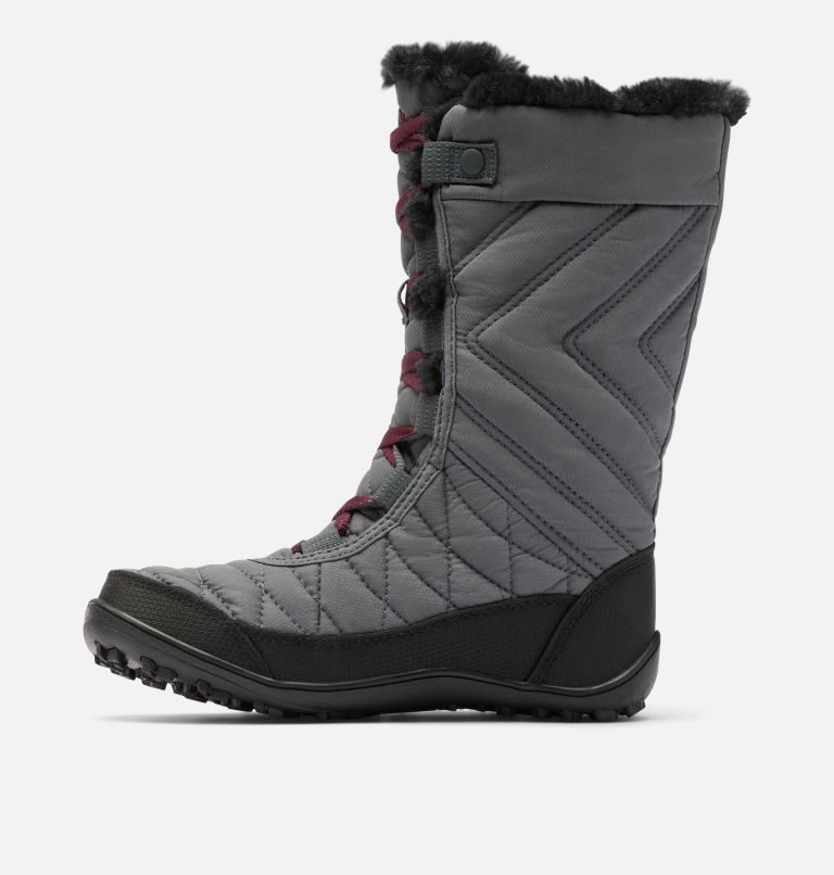 Cizme Columbia Minx Mid-High III Impermeabili Omni-Heat Copii Gri | WHQ809MZS